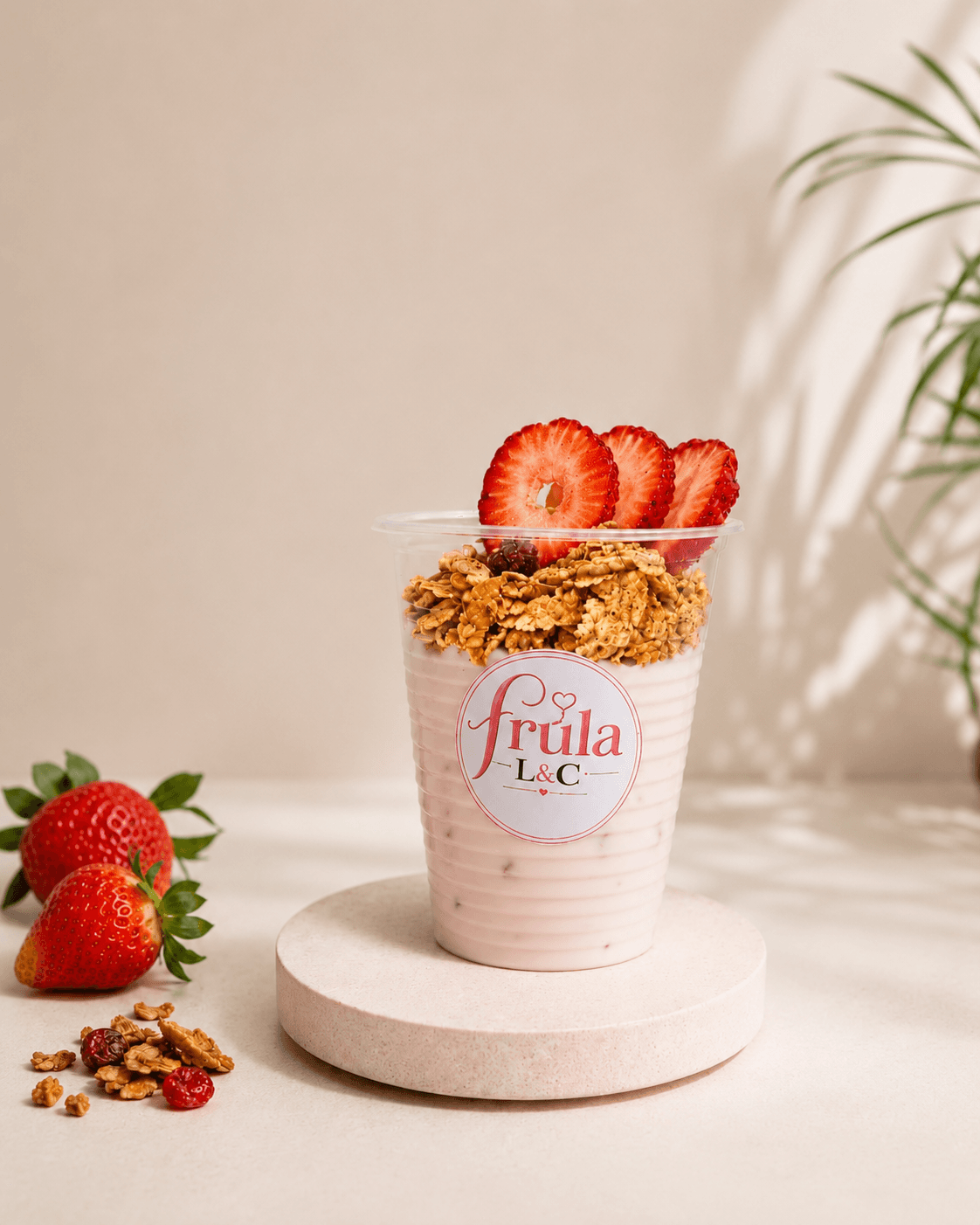 Vasito GRANOLA CON YOGURT NATURAL ARTESANAL